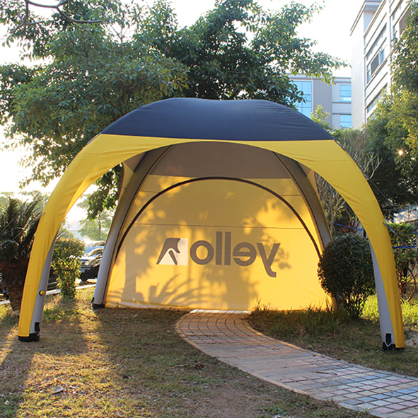خيمة قابلة للنفخ قابلة للطي، خ - مراجعة Outdoor Camping Exhibition وسعره