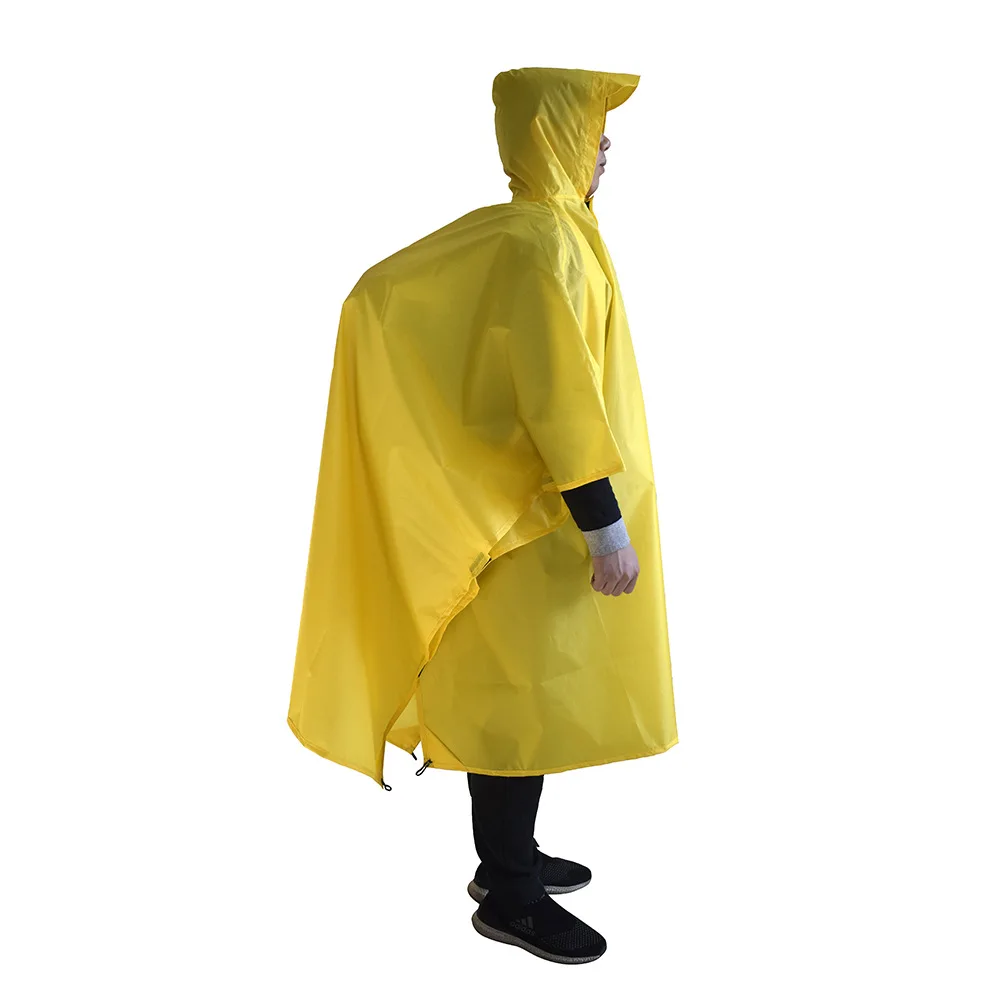 معطف واق من المطر 3 في 1 المشي - مراجعة Camping Rain Poncho وسعره